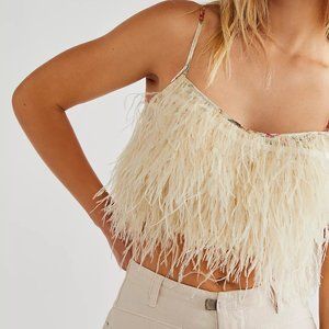 NWT Dusty Crop Cami, Golden Fog - XS